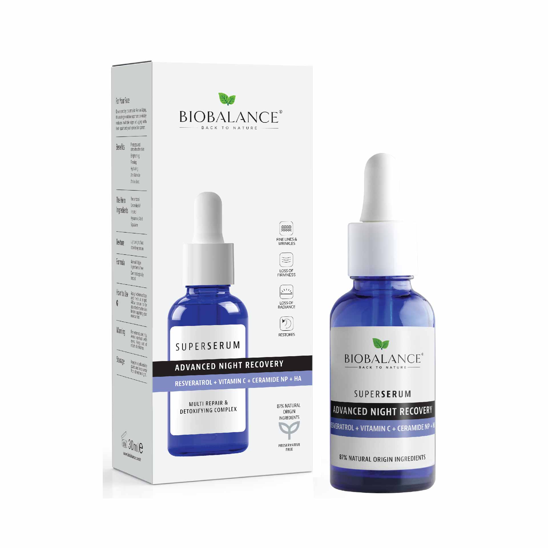 Sản phẩm Tinh Chất BIOBALANCE Tái Tạo Và Phục Hồi Chuyên Sâu | 30ml