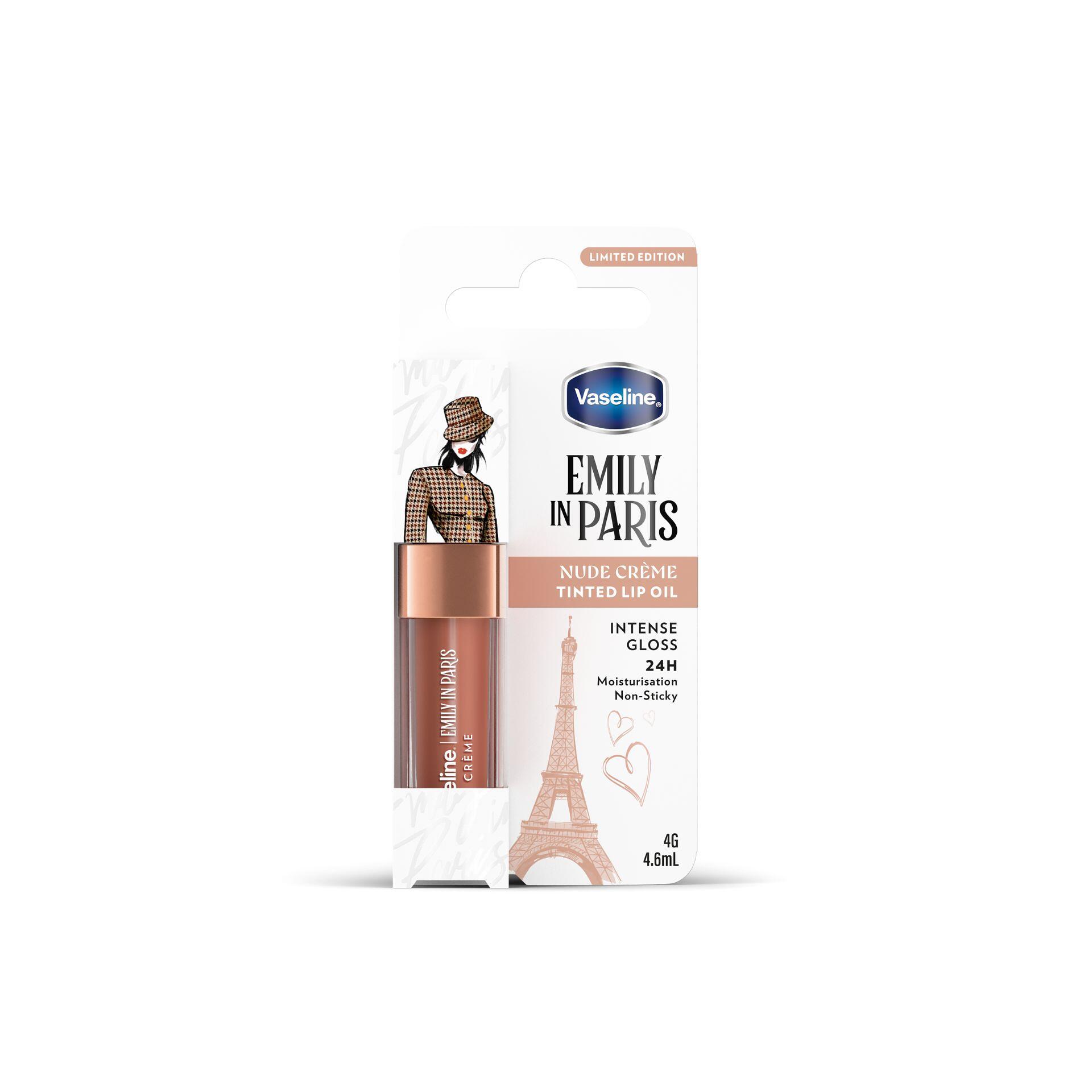 Sản phẩm Son Dưỡng Có Màu VASELINE Emily In Paris Nude Crème Tinted Lip Oil | 4.6ml