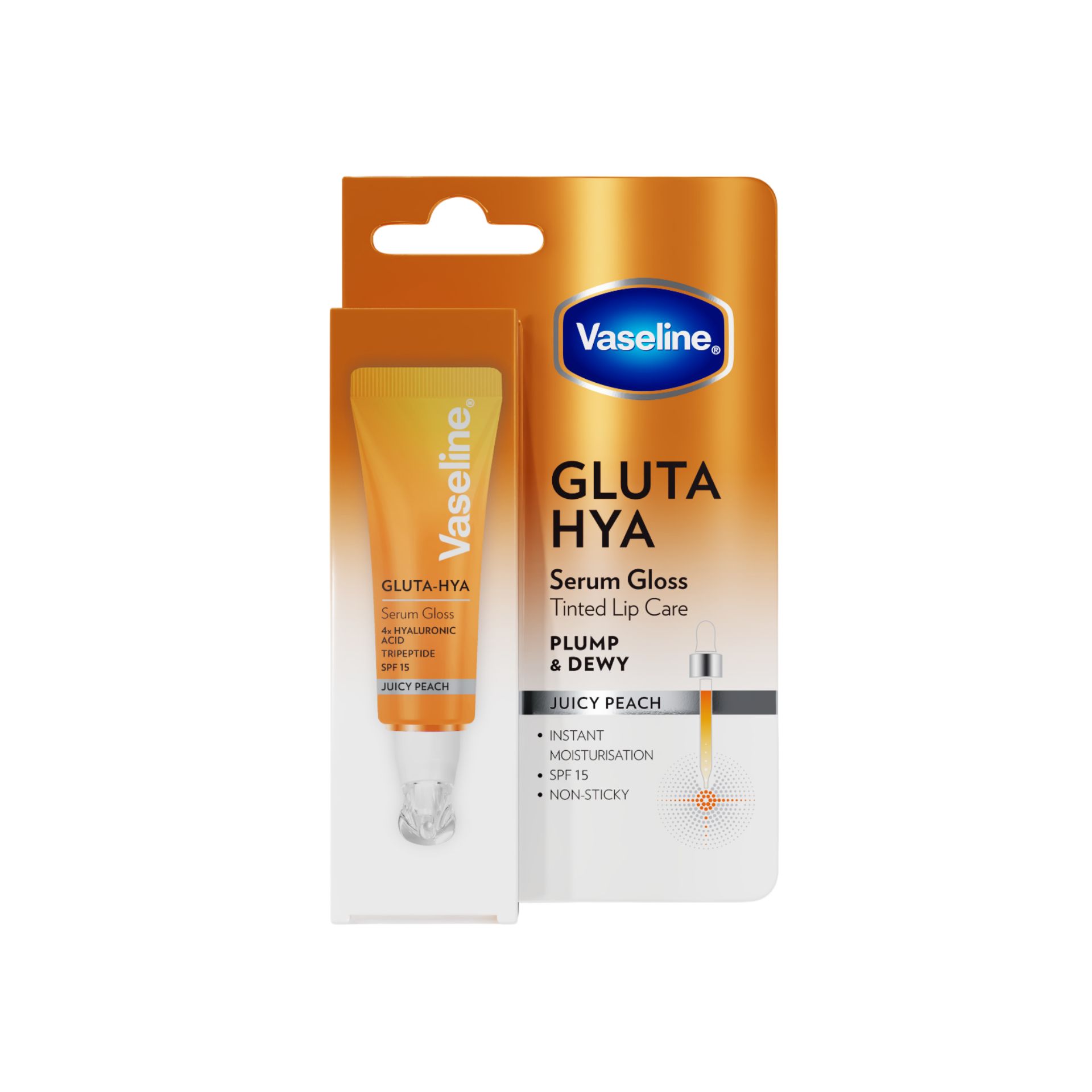 Sản phẩm Son VASELINE Gluta-Hya Lip Serum Gloss Juicy Peach | 10ml